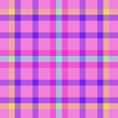 Ekose kontrol kalıbı. Kusursuz kumaş dokusu. Tartan tekstil baskı tasarımı.