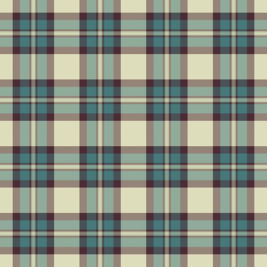 Pastel ve açık renkli kumaş kumaş tekstili ile arka plan ekose vektörünün kusursuz dokusunu kontrol et.