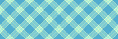 Kraliyetin kusursuz şablonu, kumaş kumaş taşıyıcısı. Cyan ve deniz mavisi renginde ekose arkaplan deseni.