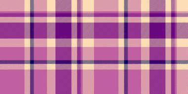 Kasım tekstil desenli ekose, sunum doku dokusunu kontrol et. Hippi tartan vektör arka planı Pembe ve şeftali rengi.
