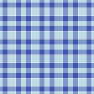 Tekstil ekoseli kumaşın açık ve mavi renklerde tartan desenli vektörsüz kontrolü.