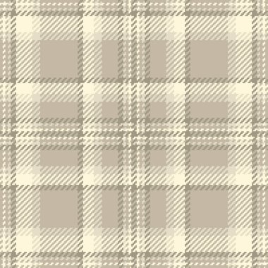 Boya tekstil arka plan kumaşı, duvar kâğıdı kontrol vektörü pürüzsüz. Pastel ve mısır ipeği renklerinde mutlu ekose desen..