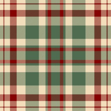 Perde kumaşsız desen, yumuşak doku kontrolü ekoseli. Işık ve pastel renklerde tartan tekstil vektörü arkaplanı.