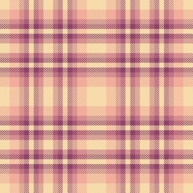 Kırmızı ve pembe renklerde ekoseli dikdörtgen kumaşlı vektör dokusu kontrolü.