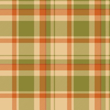 Kehribar ve sarı renklerde kumaşsız kumaş arkaplanı olan tekstil vektör deseninin desen kontrolü.