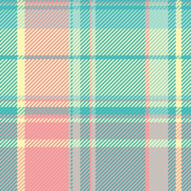 Kostümlü kumaş desenli ekose, yapıları kusursuz tekstil arka planı. Süslemeli tartan vektör dokusu denetimi açık ve kırmızı renklerde.