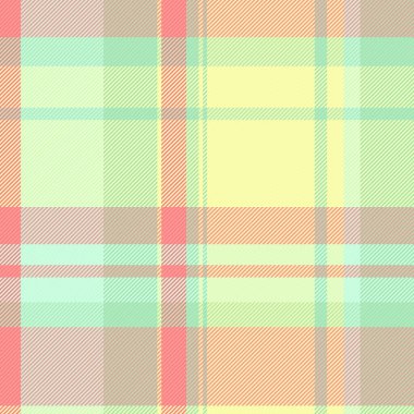 Arkaplan desenli tartan ekoseli kumaş vektör tekstil denetimi kumaşı açık ve kırmızı renklerde.