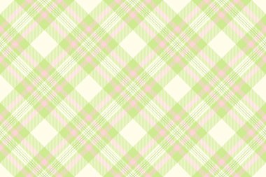 Kumaş vektör kontrollü kumaş ve kireç renkleriyle tekstil deseninin kusursuz ekoseli arka planı.