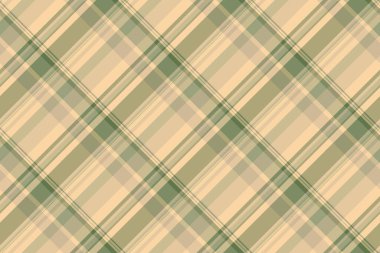 Vektör dokusu ekoseli tekstil kumaşı. Arka plan kontrolü kumaşı pastel ve kehribar renklerinde pürüzsüz..