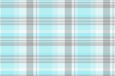 Koyu gri ve cyan renklerinde tekstil tartan desenli ekoseli denetim kumaş desen vektörü.