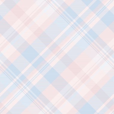 Tartan desenli kumaş, paskalya arkaplan desenli ekose. Fransız vektör tekstil denetimi ışık ve deniz kabuğu renginde.