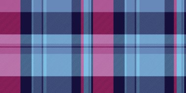 Japon tekstil kumaşı, kusursuz kimlik kontrolü vektörü. Eşit desen arkaplan kumaş ekoseli koyu ve mavi.