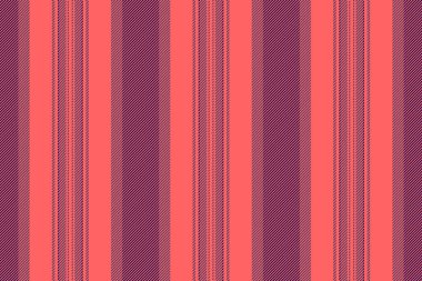 Noel süslemesi desensiz, dikey tekstil vektörünü gevşetin. Kırmızı ve mor renkli geniş arkaplan kumaş çizgileri.