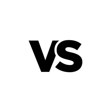 Son moda V ve S harfi, VS logo tasarım şablonu. Şirket kimliği için asgari monogram tabanlı logotype.