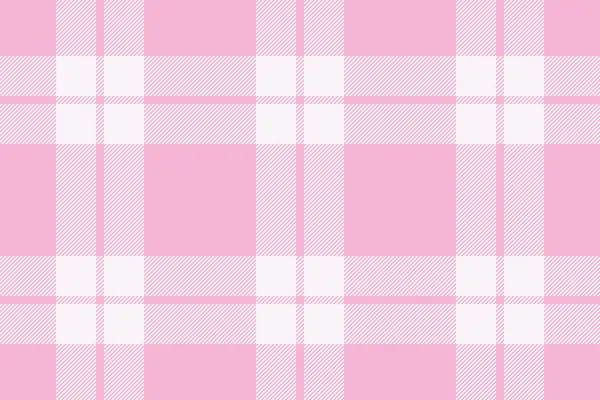 stock vector Plaid background, check seamless pattern in pink. Vector fabric texture for textile print, wrapping paper, gift card, wallpaper flat design.