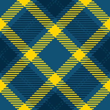 Ekose kumaşın desenini Atlantik ve koyu renklerde dikdörtgen olmayan arkaplan tartan vektörü ile kontrol et.