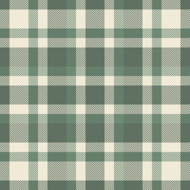 Calm tartan check seamless, wool texture fabric textile. Mature pattern vector background plaid in pastel and light colors. clipart
