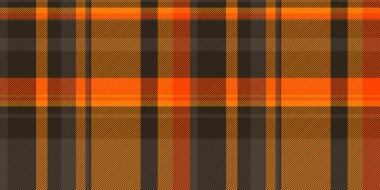 Grafik desenli dikişsiz tekstil, dikişli kumaş kumaşı. Ekose vektör arkaplanını koyu ve parlak renkte işaretle.