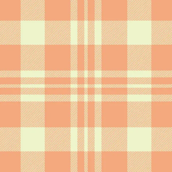 stock vector Vector pattern plaid of seamless tartan background with a check textile fabric texture in orange and light colors.