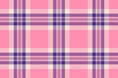 Kumaş ekose arka planı kutlayın, varyasyon vektör deseni pürüzsüz. Kırmızı ve açık renkli tekstil tartını mükemmelleştirme denetimi.