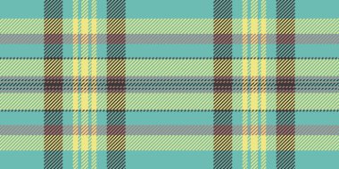 Yorgan desenli arka plan dokusu, Viktorya tekstil kumaşı dikişsiz. Çerçeve ekoseli tartan kontrol vektörü mavi ve sarı renkte.