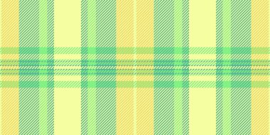 Doğrusal desenli tartan arka plan, kusursuz çek tekstili. Vektör kumaş desenini kireç ve nane renginde gevşet.