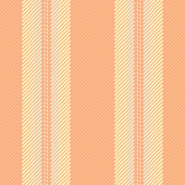Dikey tekstil dokusu, arka plan çizgili, turuncu ve açık renkli düz desen vektörü..