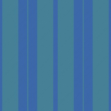 Cyan ve mavi renklerde dikey kumaş desenli dokuma arkaplan çizgilerinin vektörsüz çizgisi.