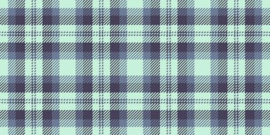 Renk dokusu kontrol vektörü, düzensiz ekose tekstil. Pamuk kumaş desenli tartan arkaplan ışık ve pastel renkte.