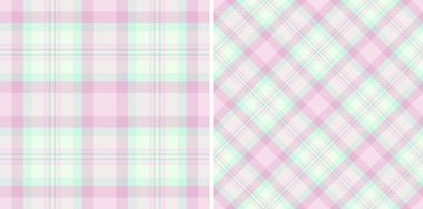 Krem rengi bir vektör kumaş desenli tartan ile tekstil ekoseli denetiminin arka plansız dokusu.