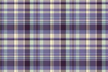 Pastel ve açık renkli tartan kumaş arka plan vektörüyle kusursuz doku kontrolü tekstil deseni.