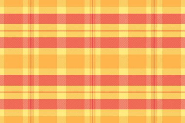 Kehribar ve sarı renklerde kumaş desenli arka plan vektör dokusunu kusursuz bir şekilde kontrol et..