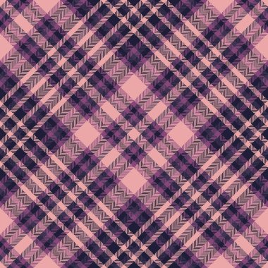 Eski moda ekose kumaş, renkli tekstil kontrolü. Açık ve koyu renklerde sessiz eklemsiz vektör dokusu.