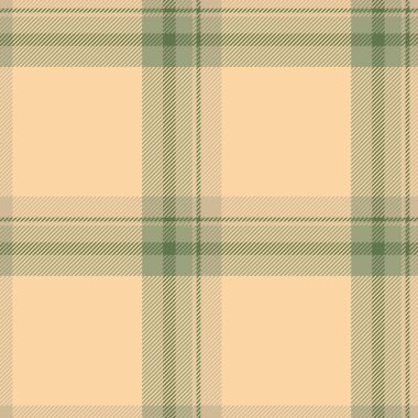 Kumaş desenli turuncu ve pastel renklerde dikişsiz ekose kumaş içeren tekstil dokusunu kontrol et.