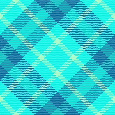 Kesik desenli ekose kumaş, profesyonel desenli tartan kumaş. Afrika vektör arkaplan kontrolü deniz mavisi ve cyan renginde pürüzsüz.