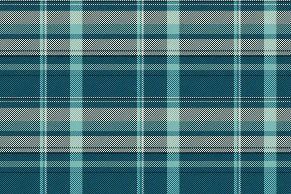 Sıcak kontrol ekose vektörü, dekoratif dikişsiz tartan dokusu. Doğrudan tekstil kumaş deseni arkaplanı koyu ve cyan renkleriyle.