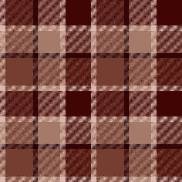 Gündüz desenli tekstil dokusu, ketensiz tartan arkaplan. Üst vektör ekoseli kumaşı kırmızı ve koyu renklerde kontrol et.