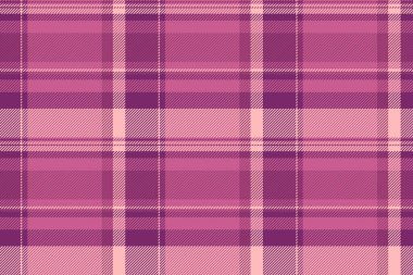 Ulusal arkaplan kumaş ekoseli, üst model vektör ekoseli. Şekilsiz, pembe ve açık renkli tekstil dokusunu kontrol et.