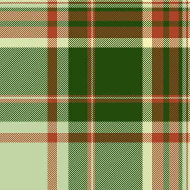 Net ekose tekstil vektörü, yol kontrolü dokusu arka planı. Kırsal desensiz tartan kumaş açık ve koyu renklerde.