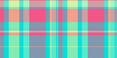 Tekstil dikişsiz ekose kumaş, pastel tartan kumaş kontrolü. Bebek dokusu şablon vektör arkaplanı mavi ve kırmızı renkte.