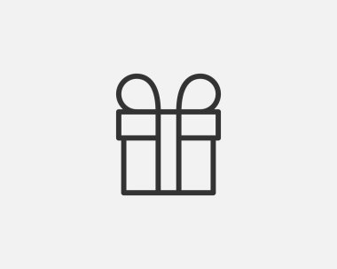 Teslimat vektör simgesi. Kargo karton kutu simgeleri. Karton paket imzalama çizgisi geometrik şekilleri.