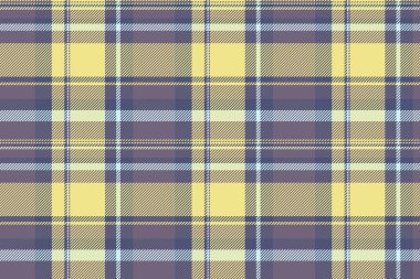 İnce kumaş tartan arka plan, retro tekstil vektörü pürüzsüz. Pastel ve haki renginde rastgele desenli ekose desen kontrolü.