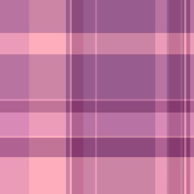 Ekose desenli pembe ve kırmızı renklerde tartan ekose desenli kumaş arkaplanından dokuma.