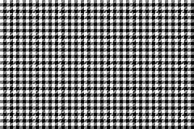 Ekoseli arka plan, kusursuz siyah beyaz desenleri kontrol et. Tekstil baskısı için vektör kumaş dokusu, ambalaj kağıdı, hediye kartı, duvar kağıdı düz tasarım.