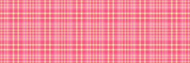 Rahat desenli tartan vektör, modaya uygun arkaplan kumaşı. Ekose kumaşı kırmızı ve pembe renklerde giyin..