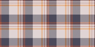 Dikensiz ekose kumaş, köpek dişi tartan. Saflık deseni beyaz ve pastel renkli tekstil dokusu vektörü.