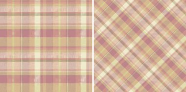 Kumaş vektör desenli tartan ile ekoseli kumaş kontrolünün arka plan dokusu kusursuz. Yatak odasındaki dekoratif yastıklar için modaya uygun renkler. .