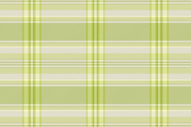 Çapraz tekstil tartan deseni, yakın çekim kumaş kontrolü. Mobilya vektörü ekose arkaplan ışık ve kireç rengi.