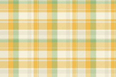 Rüya gibi arka plan vektör tartan, rahat doku dokusu deseni. Yağlı bez ekoseli kumaş, geleneksel altın ve bej rengi tekstil denetimi..