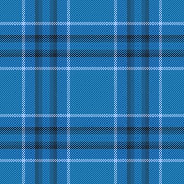 İş geçmişi ekoseli, ulusal model kusursuz tekstil. Tazılar vektör kumaş dokusunu siyan ve mavi renklerle kaplıyorlar..